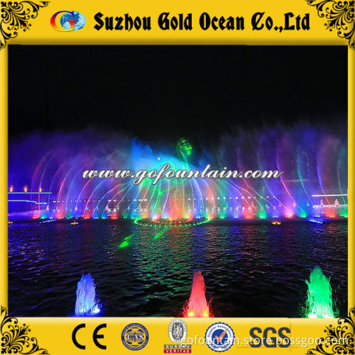 Outdoor Laser Water Screen Movie in The Large-Scale Lake
